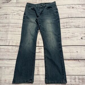 TK AXEL Jeans‎ Slim Straight Denim Blue Pants Men's Size 32x32 (Fits 32x28)